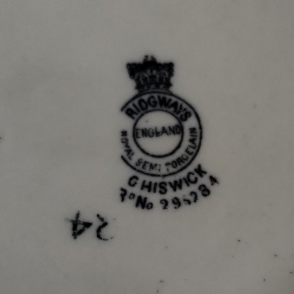 Ridgway Chiswick royal semi porcelain England teapot - Picture 5 of 9